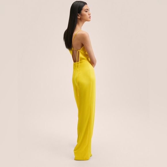 Yellow jumpsuit by Mango - Picture 2 of 8